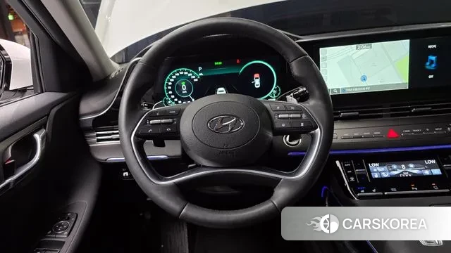 Hyundai The New Grandeur IG Hybrid 2021 Белый из Кореи, фото 4