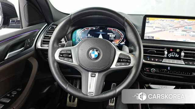 BMW X4 (G02) 2023 Небесно-голубой из Кореи, фото 4