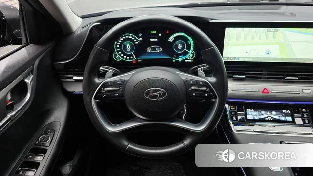 Hyundai The New Grandeur IG Hybrid 2021 Серый из Кореи, фото 4