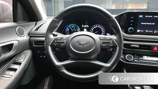 Hyundai Sonata Hybrid (DN8) 2022 Черный из Кореи, фото 4
