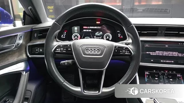 Audi A7 (4K) 2021 Синий из Кореи, фото 4