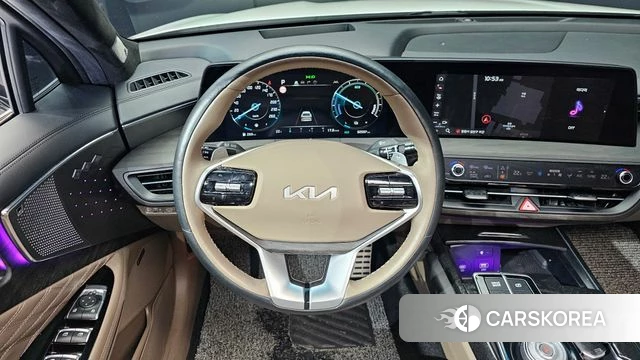 Kia K8 Hybrid 2023 Белый из Кореи, фото 4