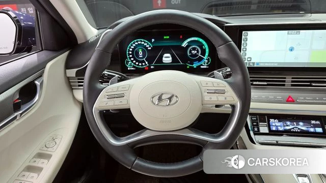 Hyundai The New Grandeur IG Hybrid 2021 Синий из Кореи, фото 4