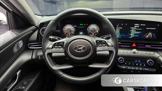 Hyundai Avante Hybrid (CN7) 2020 Белый из Кореи, фото 4