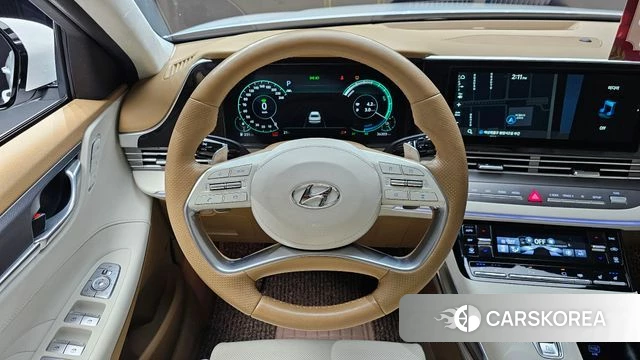 Hyundai The New Grandeur IG Hybrid 2020 Белый из Кореи, фото 4