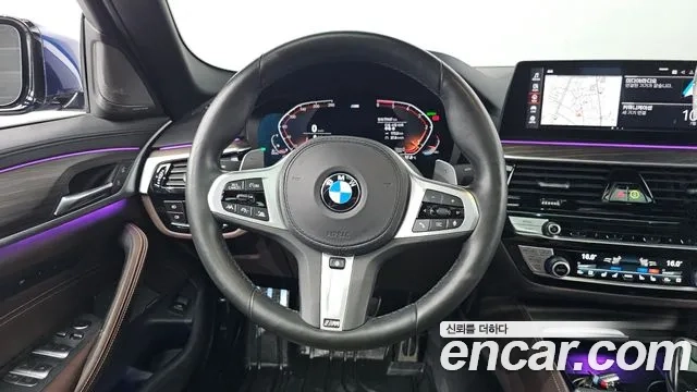 BMW 5 Series (G30) 2020 Синий из Кореи, фото 4