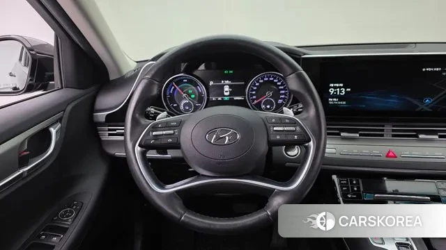 Hyundai The New Grandeur IG Hybrid 2021 Черный из Кореи, фото 4