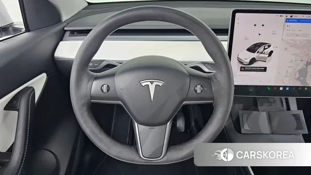 Tesla Model Y 2022 Белый из Кореи, фото 4