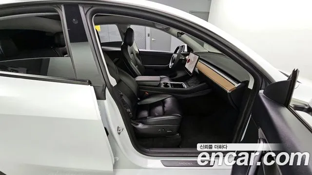 Tesla Model Y 2021 Белый из Кореи, фото 4