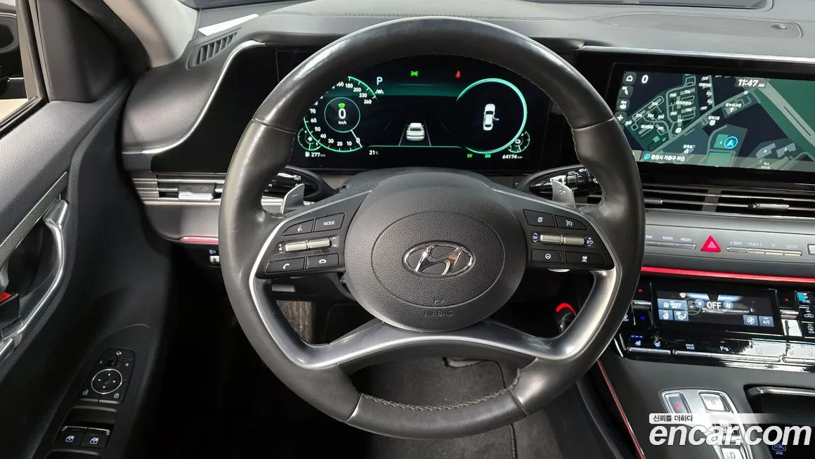 Hyundai The New Grandeur IG Hybrid 2021 Черный из Кореи, фото 4