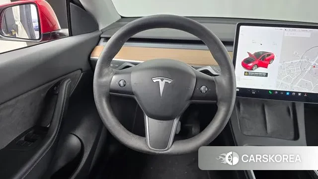 Tesla Model Y 2021 Красный из Кореи, фото 4