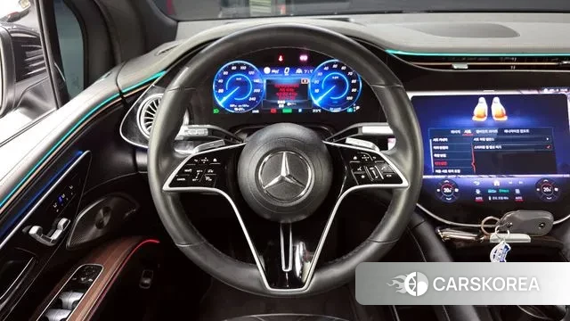 Mercedes-Benz EQS SUV X296 2023 Черный из Кореи, фото 4