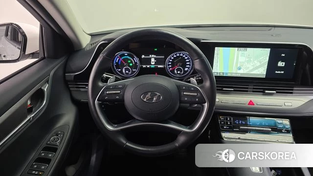 Hyundai The New Grandeur IG Hybrid 2021 Белый из Кореи, фото 4