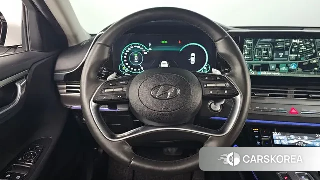 Hyundai The New Grandeur IG Hybrid 2021 Белый из Кореи, фото 4