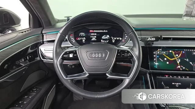 Audi A8 (D5) 2021 Черный из Кореи, фото 4