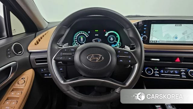 Hyundai Sonata Hybrid (DN8) 2023 Черный из Кореи, фото 4