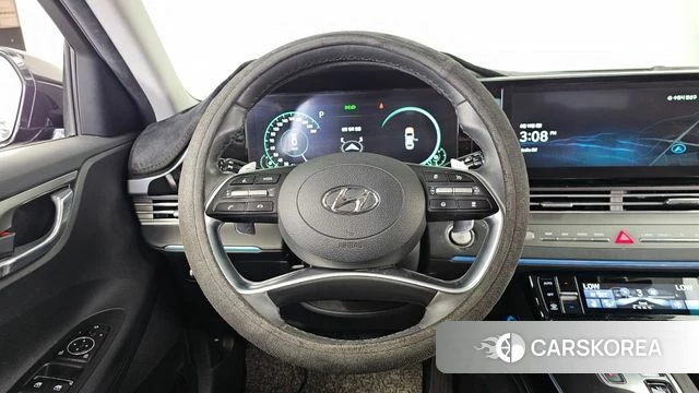 Hyundai The New Grandeur IG Hybrid 2021 Черный из Кореи, фото 4