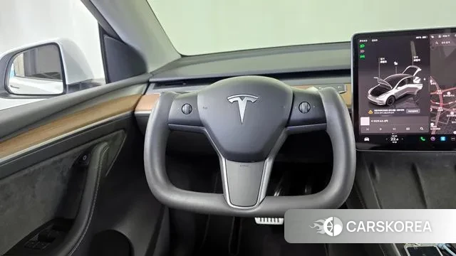 Tesla Model Y 2022 Белый из Кореи, фото 4