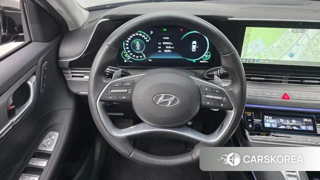 Hyundai The New Grandeur IG Hybrid 2022 Черный из Кореи, фото 4