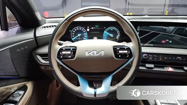 Kia K8 Hybrid 2021 Синий из Кореи, фото 4