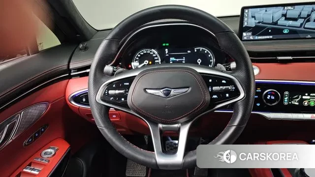 Genesis GV70 2022 Темно-зеленый из Кореи, фото 4