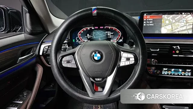 BMW 5 Series (G30) 2023 Черный из Кореи, фото 4