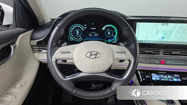 Hyundai The New Grandeur IG Hybrid 2021 Белый из Кореи, фото 4