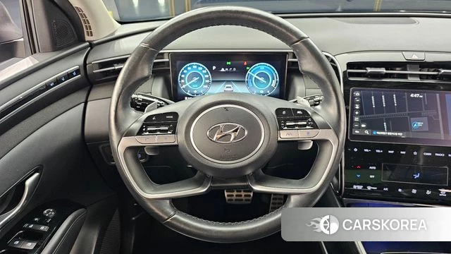 Hyundai Tucson Hybrid (NX4) 2022 Серый из Кореи, фото 4