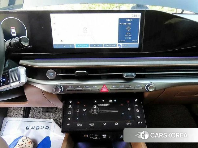 Hyundai Grandeur Hybrid (GN7) 2024 Черный из Кореи, фото 4