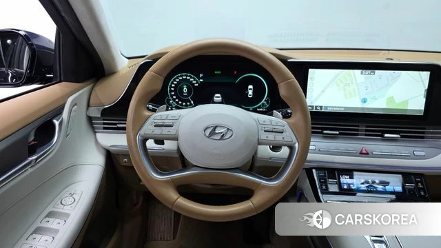 Hyundai The New Grandeur IG Hybrid 2021 Синий из Кореи, фото 4