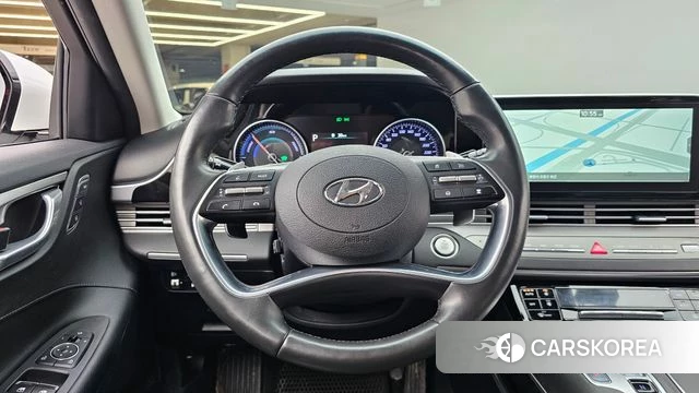 Hyundai The New Grandeur IG Hybrid 2021 Белый из Кореи, фото 4