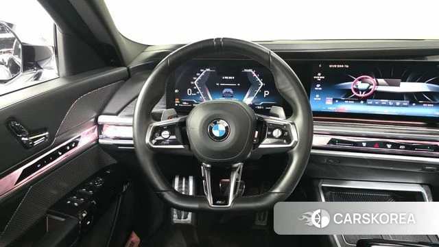 BMW 7 Series (G70) 2024 Черный из Кореи, фото 4