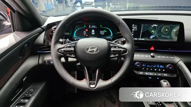 Hyundai The New Avante Hybrid (CN7) 2025 Небесно-голубой из Кореи, фото 4