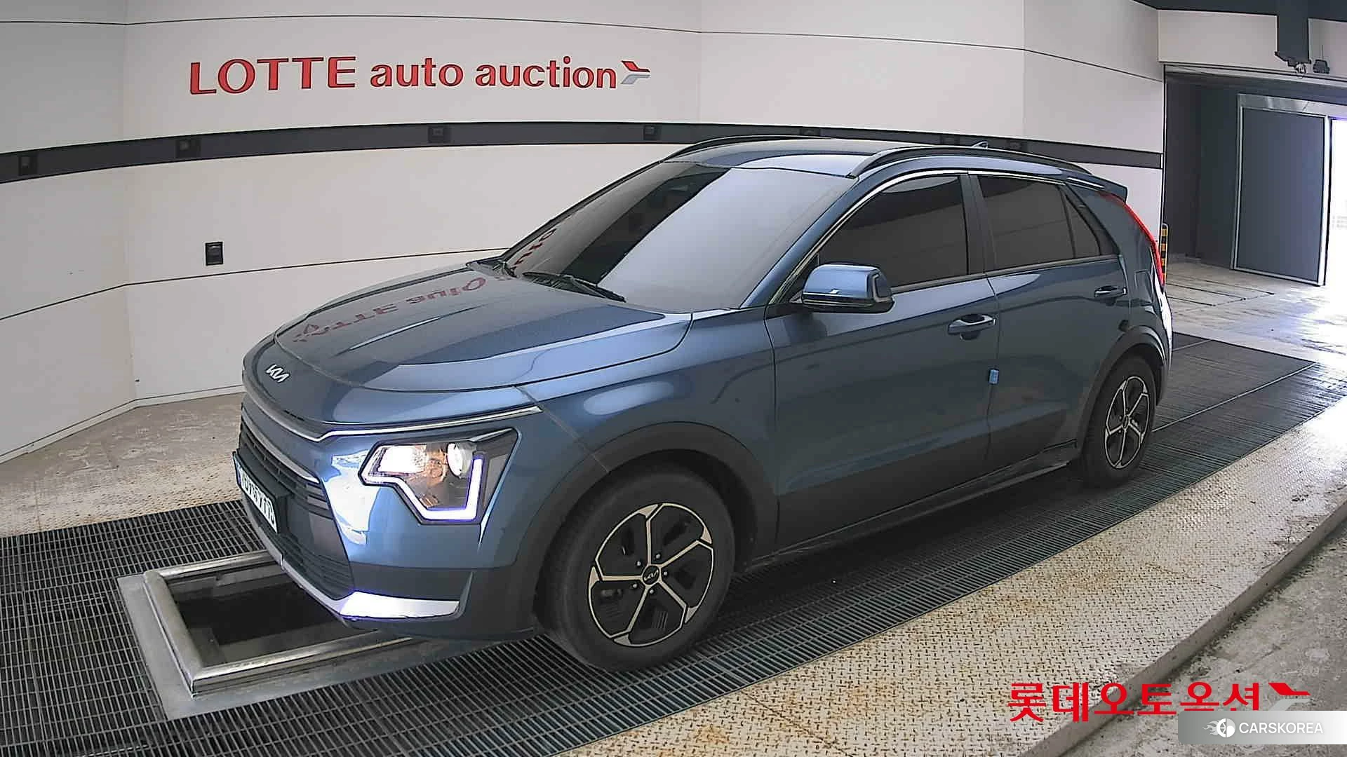 Kia Niro Hybrid 2022 Mineral Blue из Кореи, фото 4