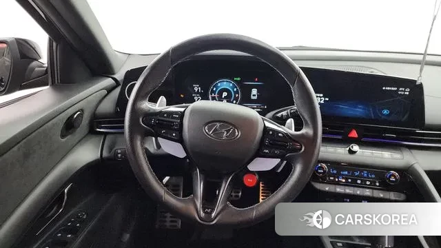 Hyundai Avante (CN7) 2022 Черный из Кореи, фото 4