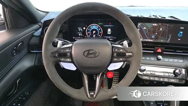 Hyundai The New Avante (CN7) 2023 Небесно-голубой из Кореи, фото 4