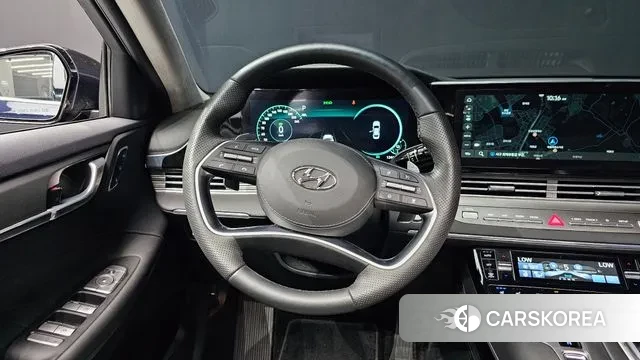 Hyundai The New Grandeur IG Hybrid 2021 Синий из Кореи, фото 4