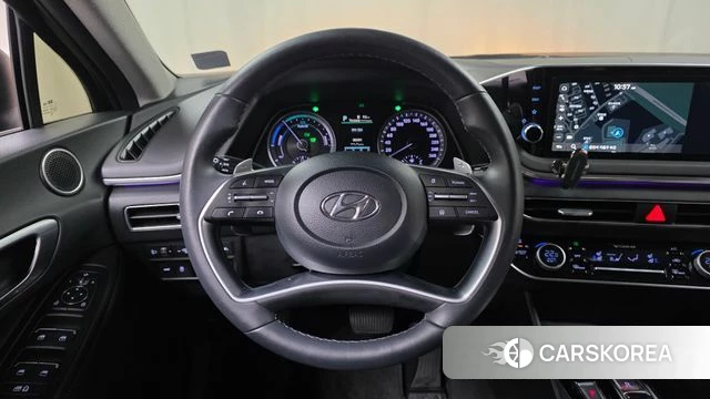 Hyundai Sonata Hybrid (DN8) 2022 Черный из Кореи, фото 4