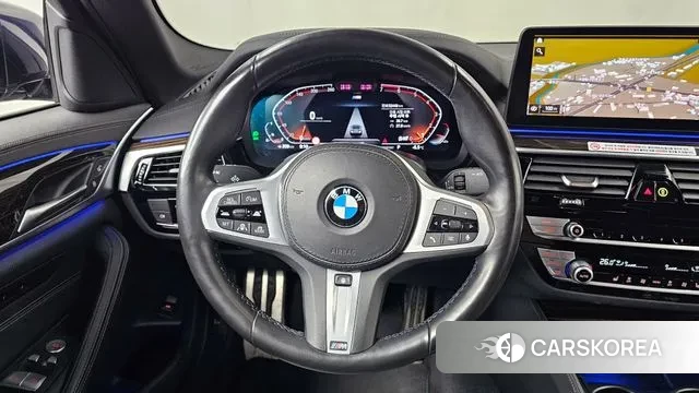 BMW 5 Series (G30) 2022 Черный из Кореи, фото 4