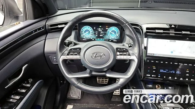 Hyundai Tucson Hybrid (NX4) 2021 Белый из Кореи, фото 4