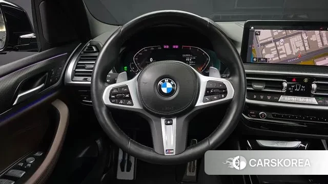 BMW X3 (G01) 2022 Черный из Кореи, фото 4