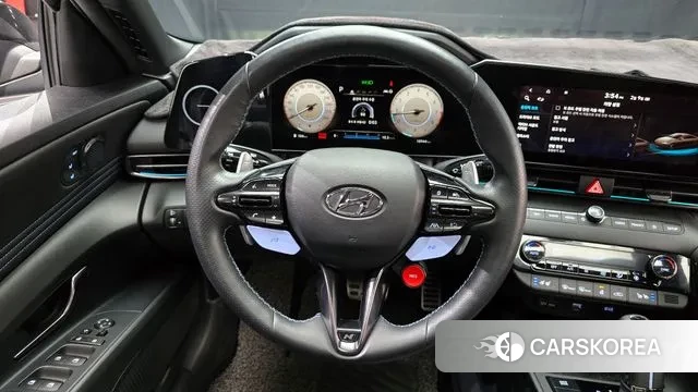 Hyundai Avante (CN7) 2022 Черный из Кореи, фото 4