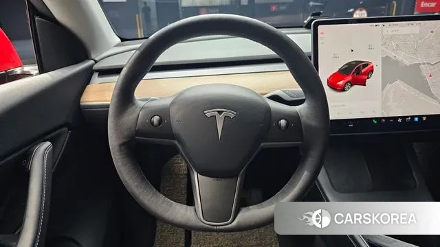 Tesla Model Y 2021 Красный из Кореи, фото 4