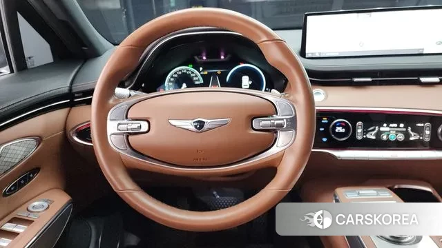Genesis GV70 2022 Темно-зеленый из Кореи, фото 4