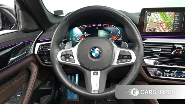 BMW 5 Series (G30) 2022 Синий из Кореи, фото 4