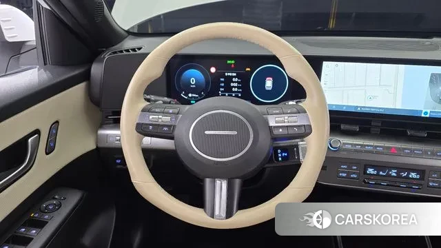 Hyundai Kona Hybrid (SX2) 2023 Белый из Кореи, фото 4