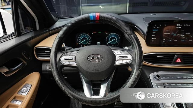 Hyundai The New Santa Fe 2021 Белый из Кореи, фото 4