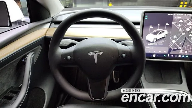 Tesla Model Y 2023 Белый из Кореи, фото 4
