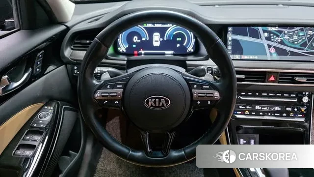 Kia K7 Premier Hybrid 2021 Черный из Кореи, фото 4