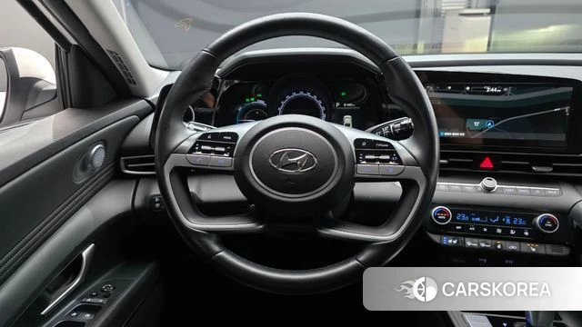 Hyundai Avante Hybrid (CN7) 2020 Белый из Кореи, фото 4